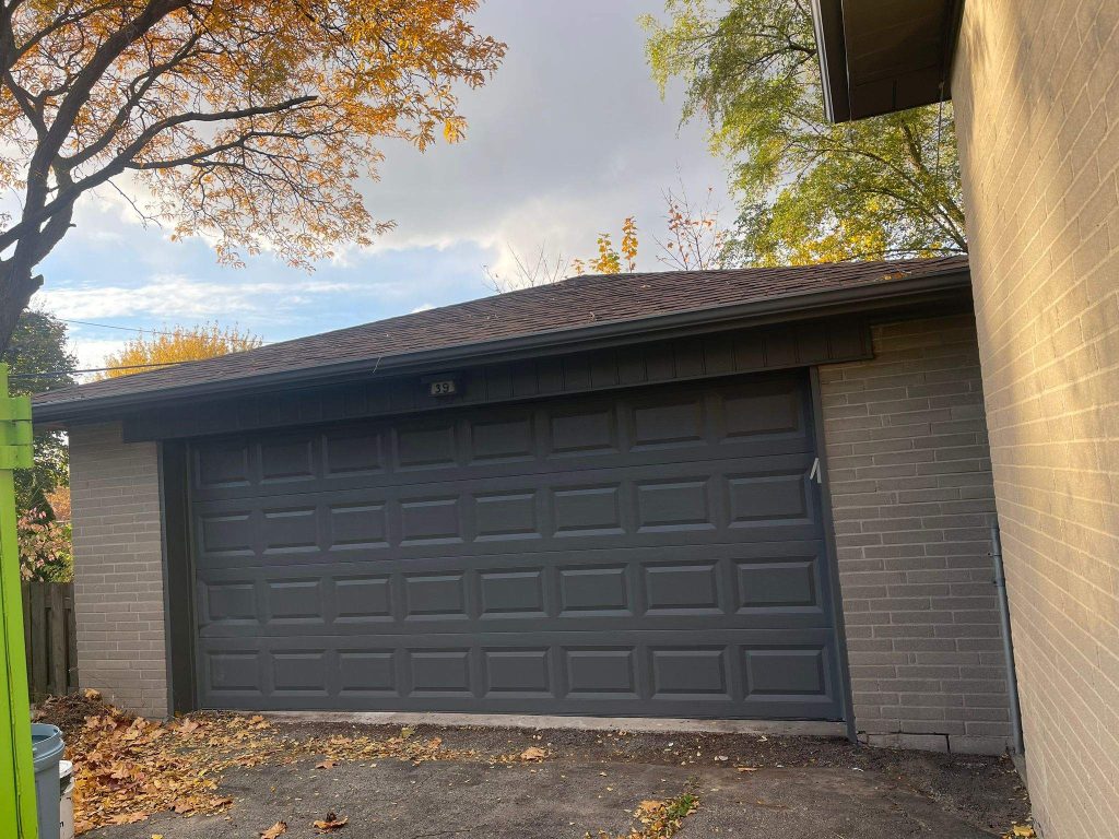 Garage Door Painting North York - After
